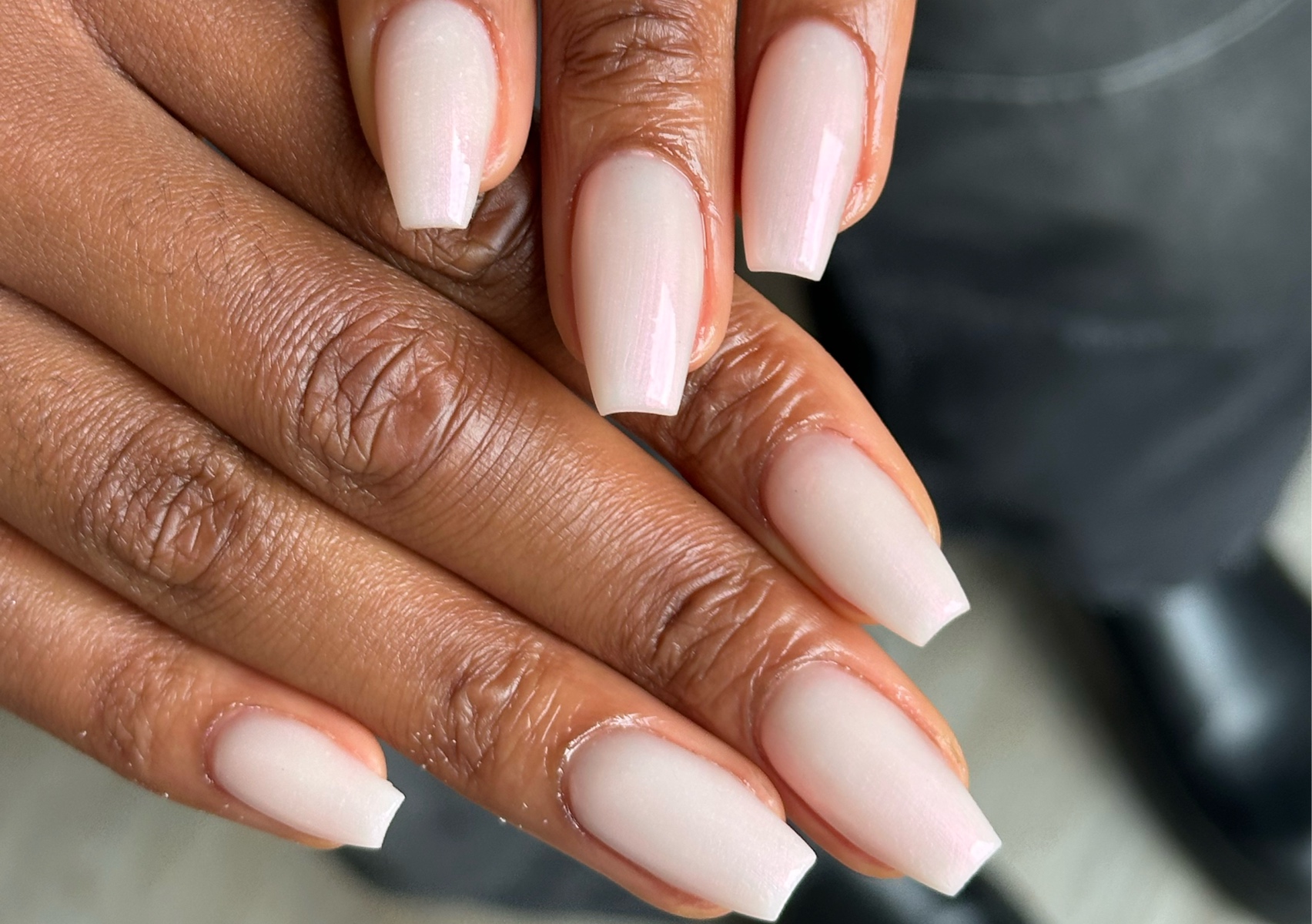 Acrylic Overlay - Natural nails (top coat only)