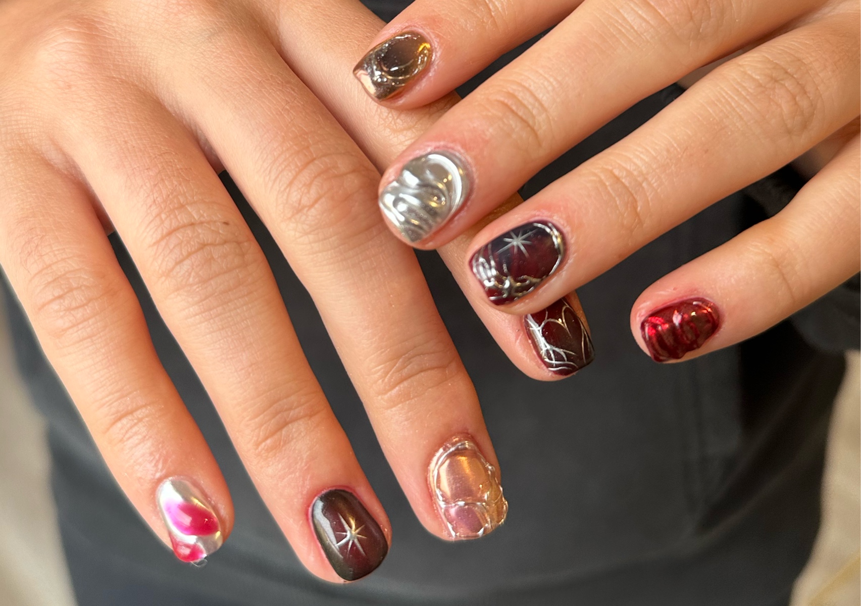 BIAB + Super Intricate Design (NO EXTENTIONS)