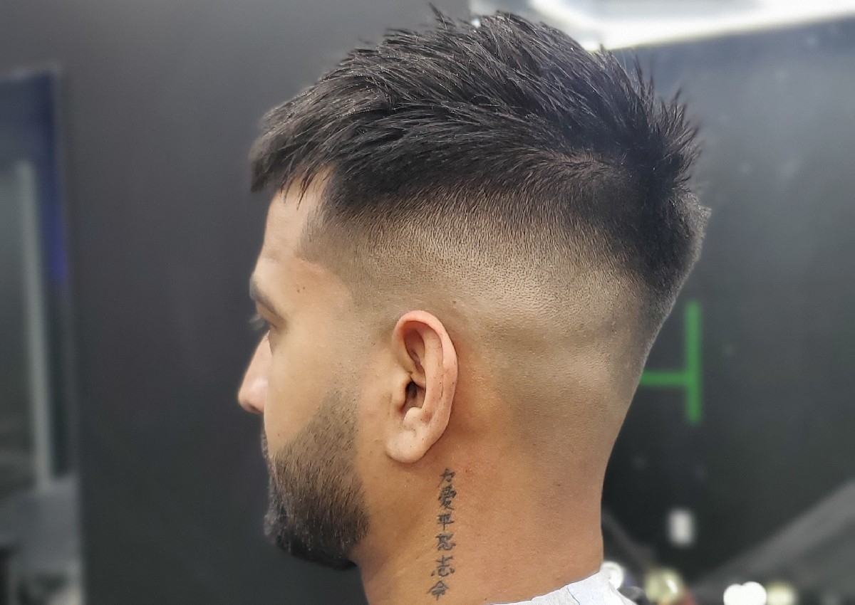 Haircut Fade and beard