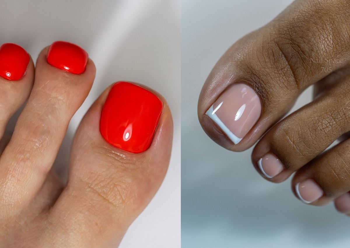 Pedicure + gel polish
