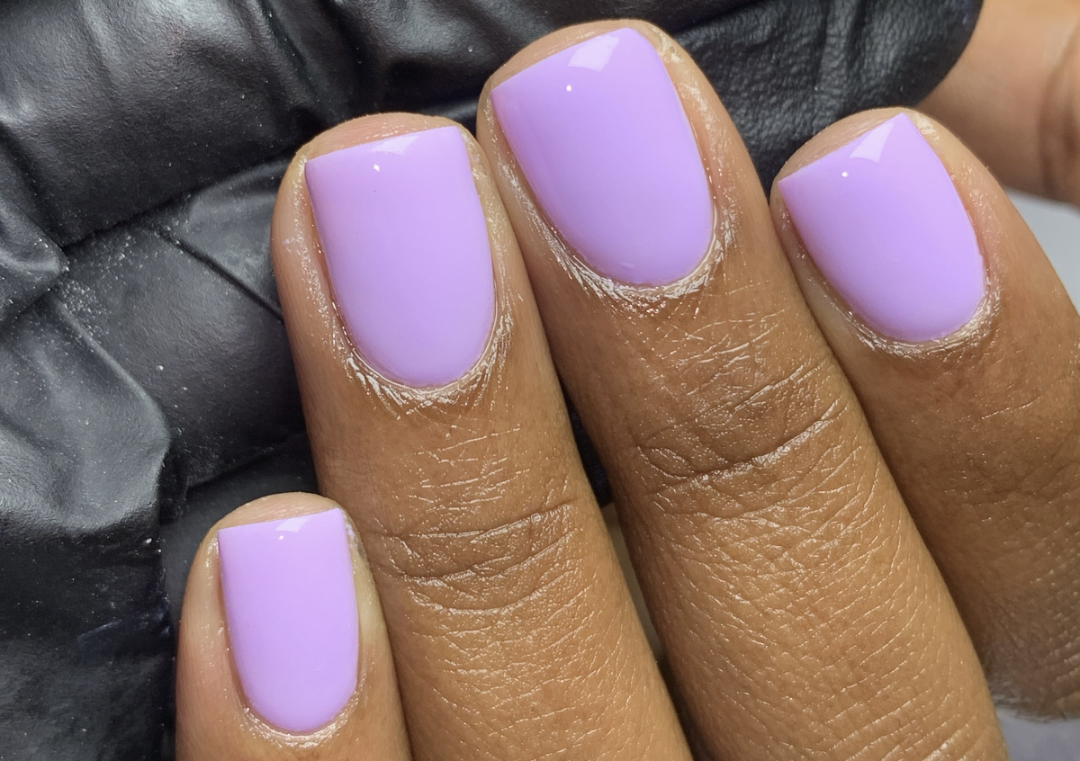 Builder Gel overlay on natural nails