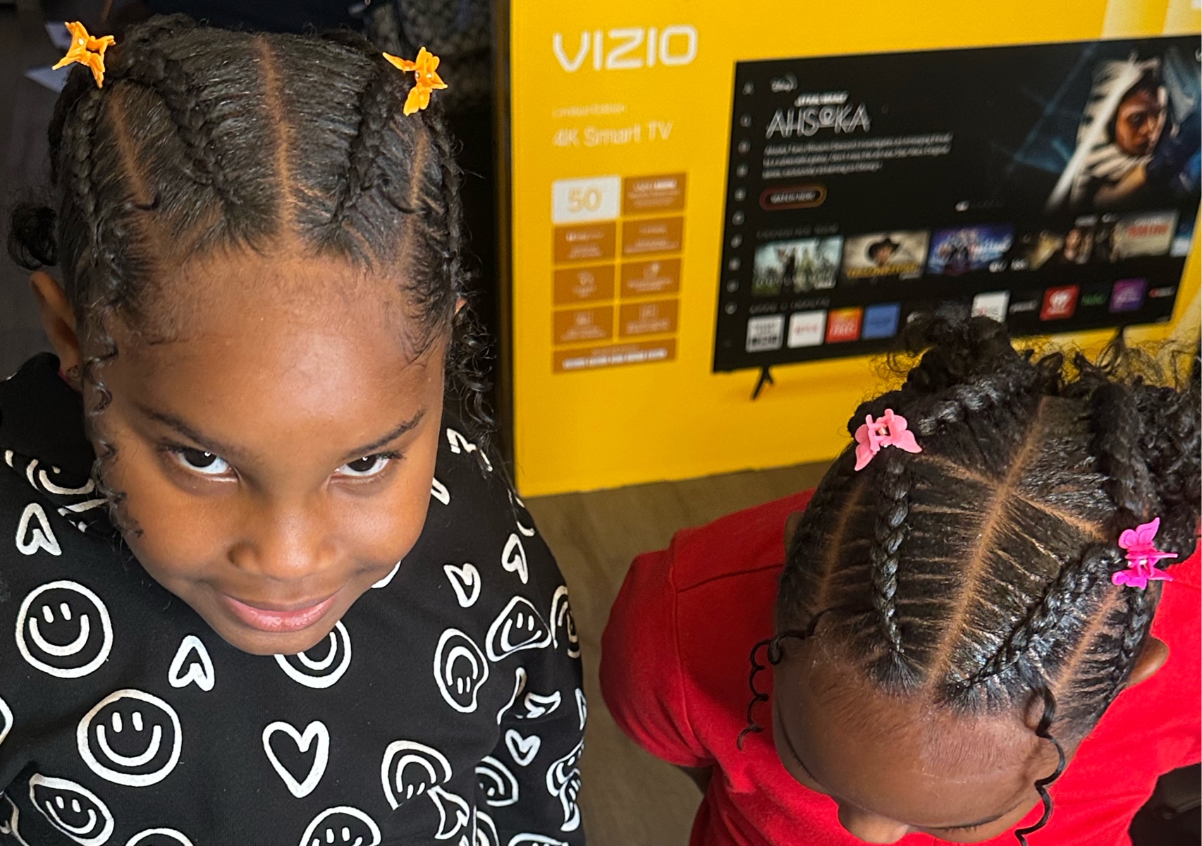 (4) Viral Criss cross braids