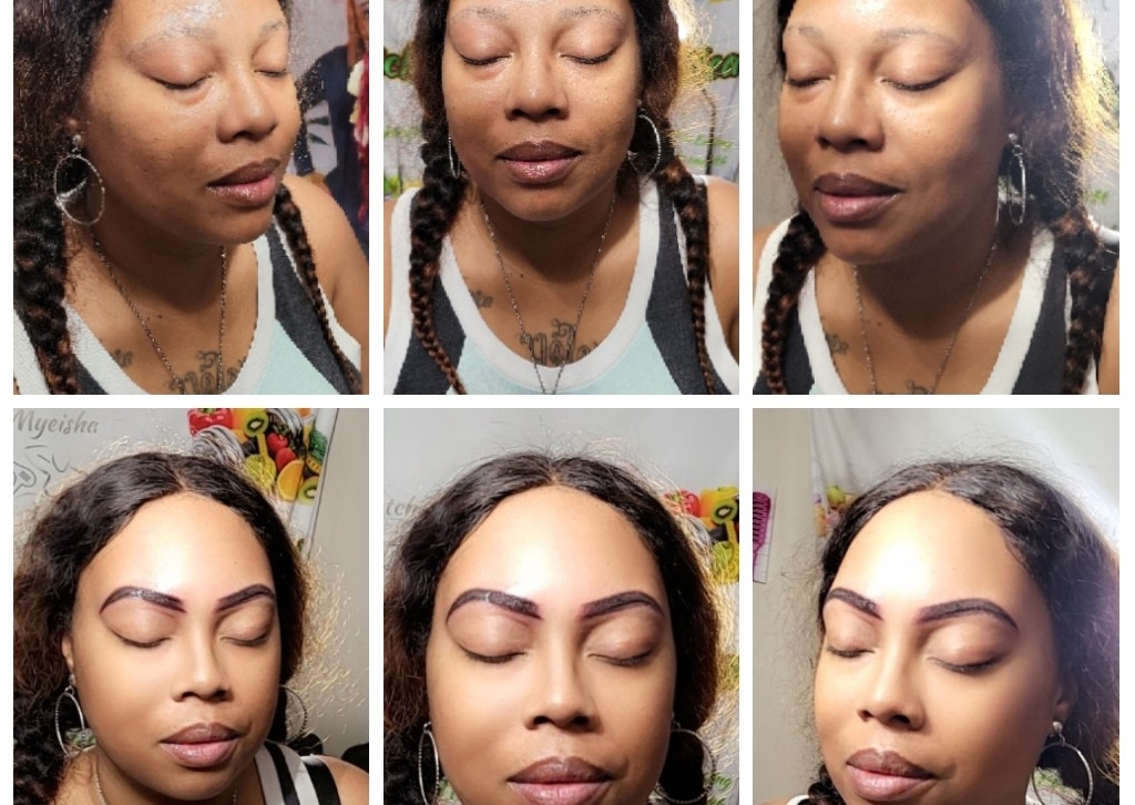Microblading shading