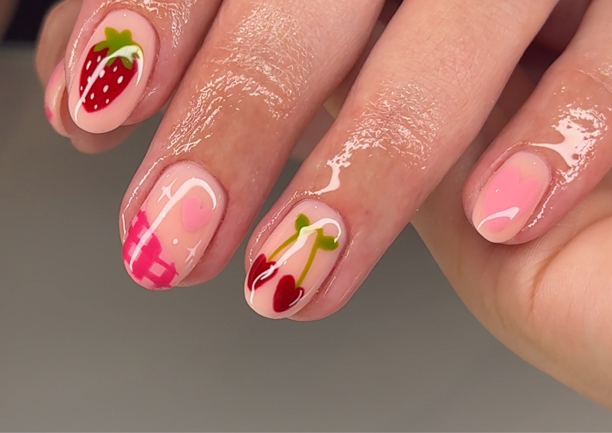 Detailed nail art add on