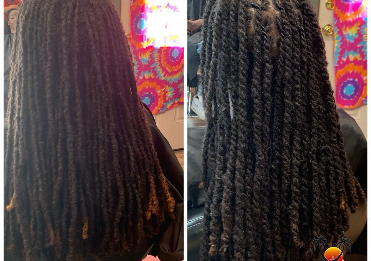 Loc Retwist (Mid Back Length)