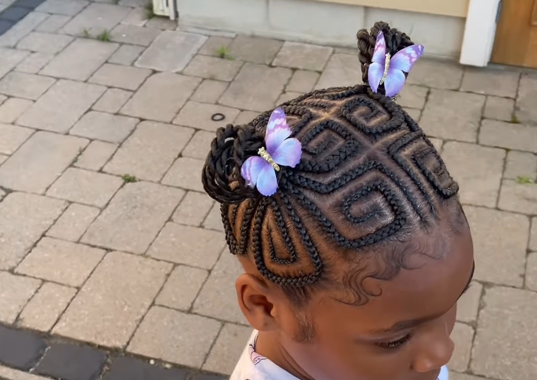 Kids freestyle cornrows 