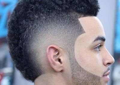 Adult Mohawk Haircut and Beard Outline $45