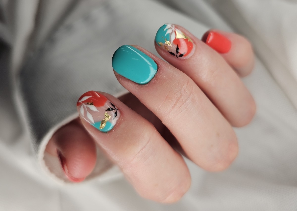 Dépose/pose manucure semi-permanent  Couleur, Nail art simple