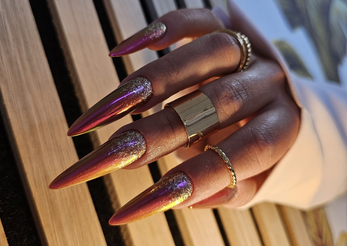 Rallongement extra-long  Couleur, Nail art simple  