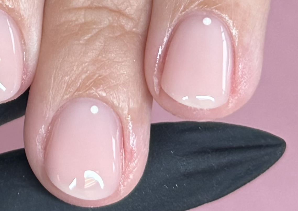 Nice Idea #2-Nude Nails With Dots