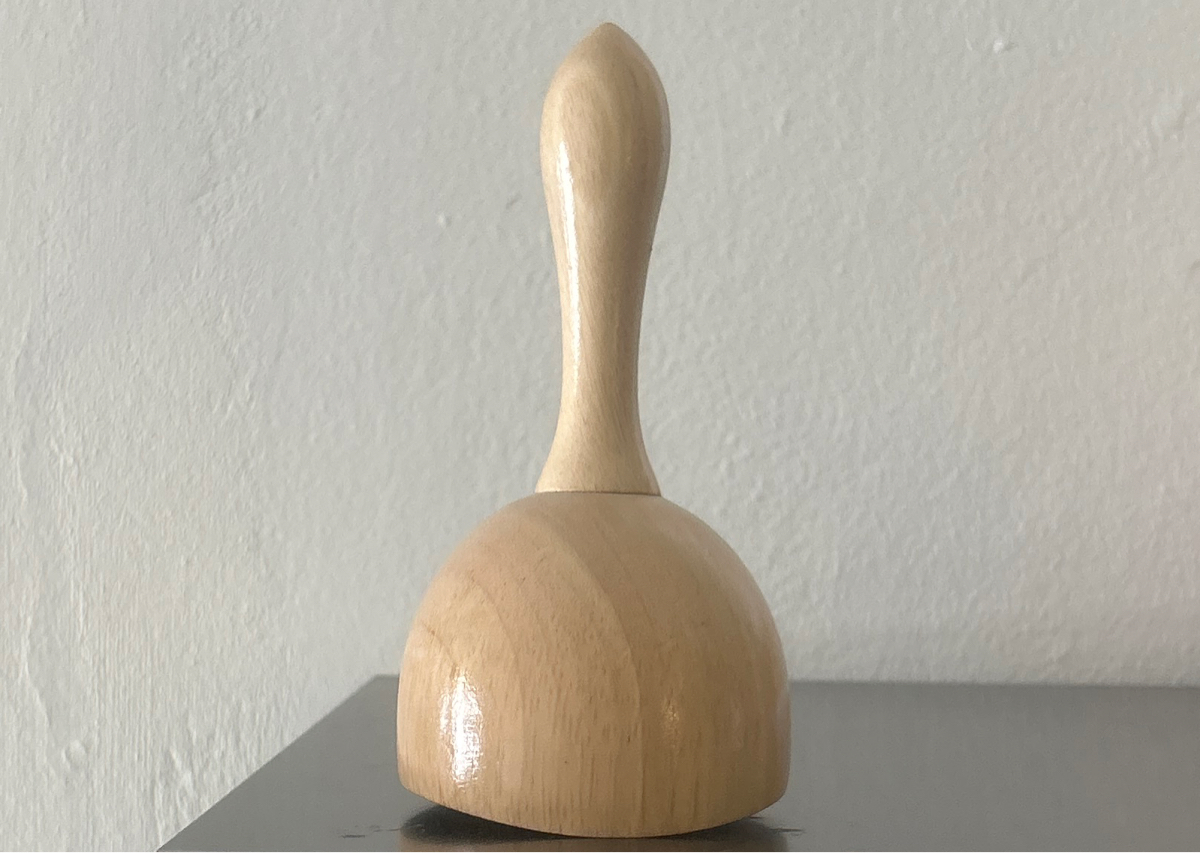 Copa large de madera