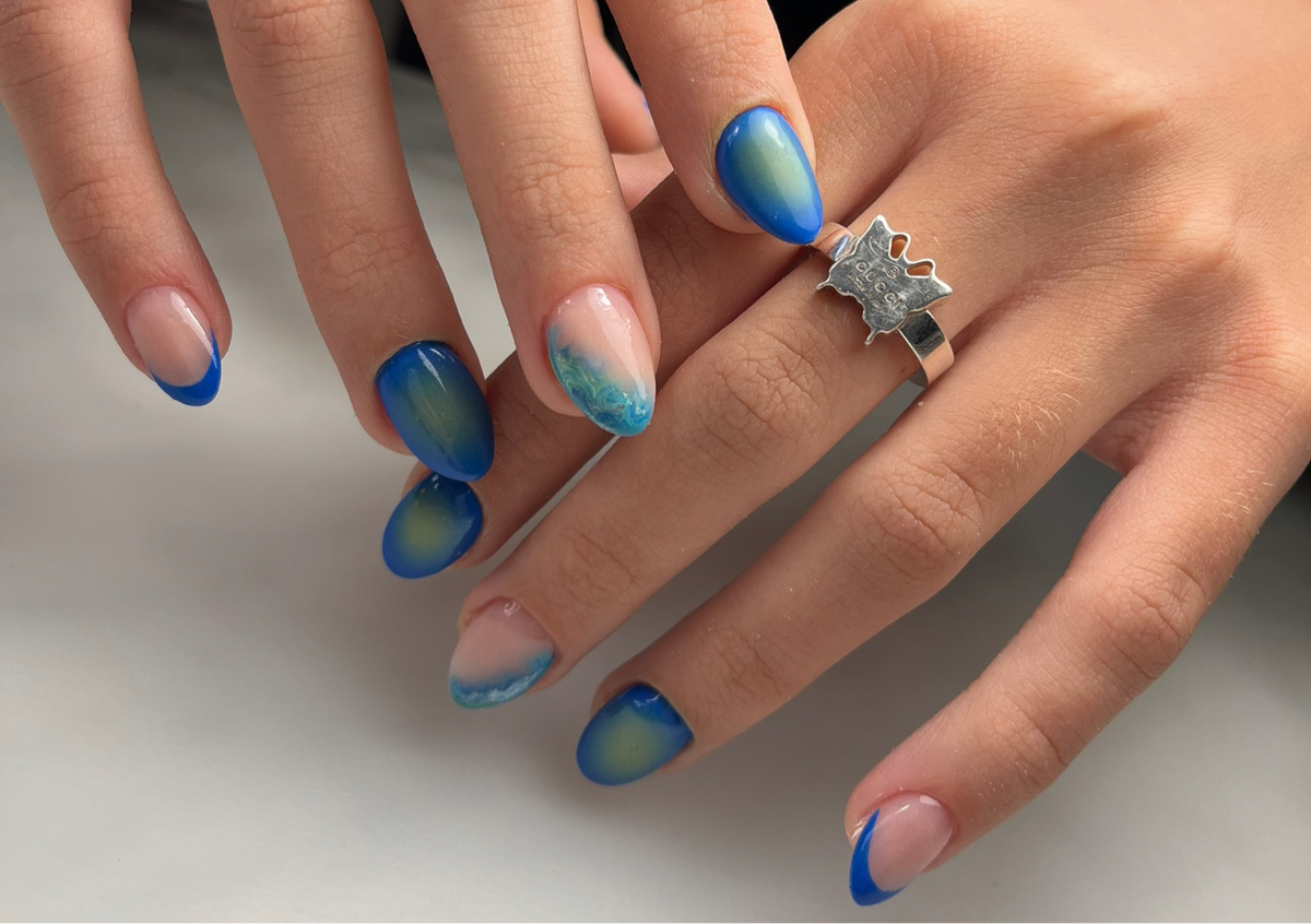 Uñas acrilicas medianas 