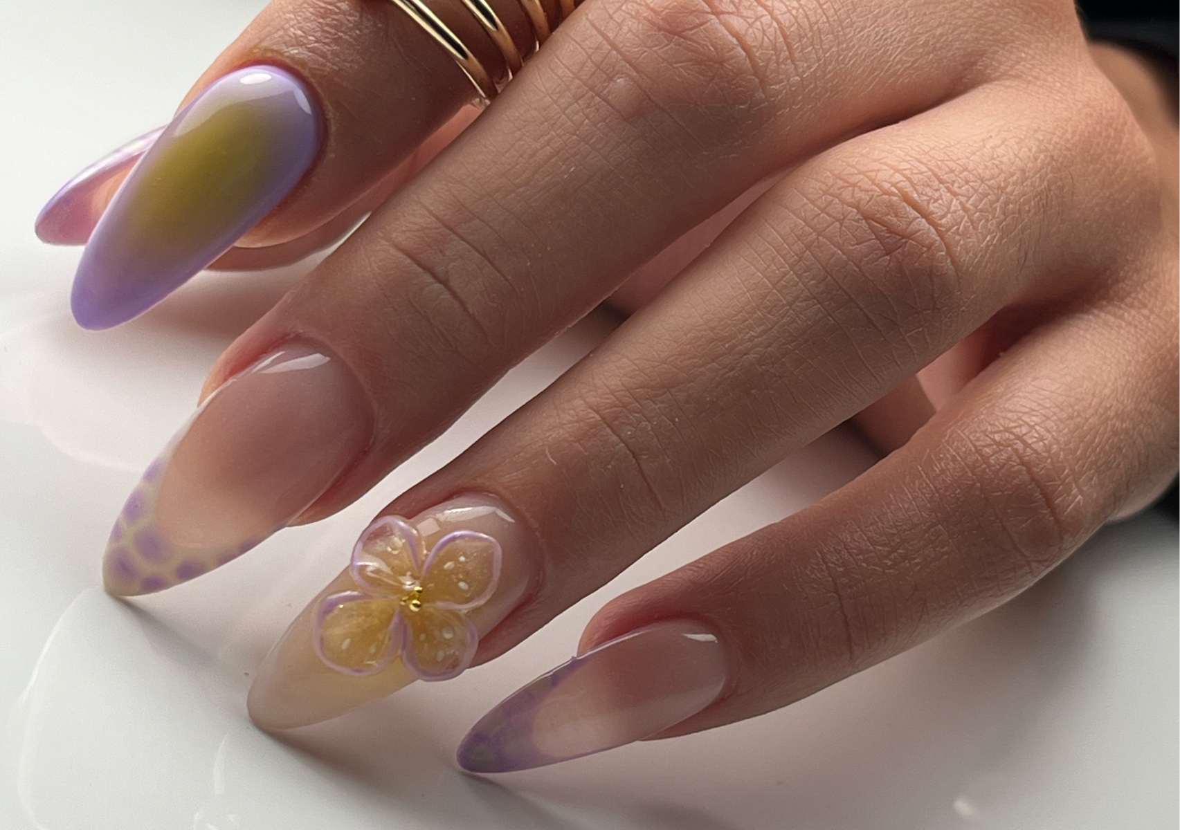 Uñas acrilicas Largas 