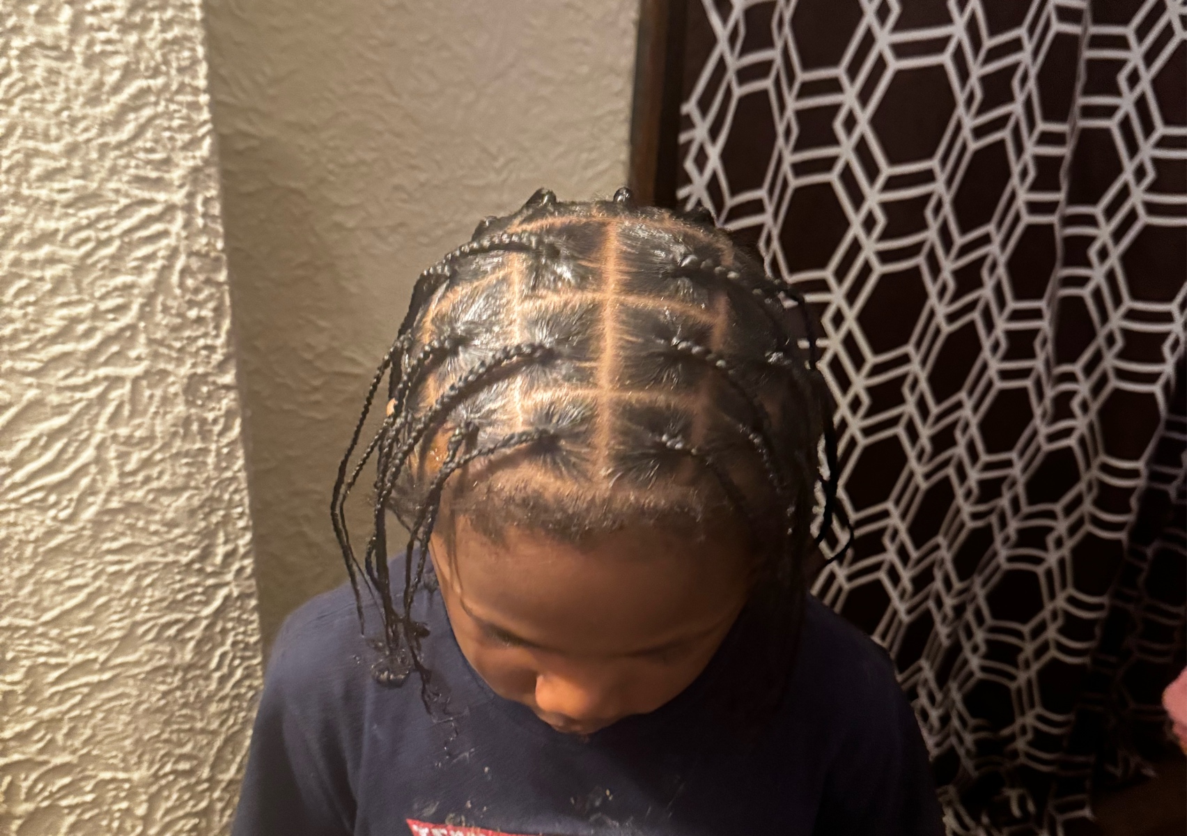 Male single braids