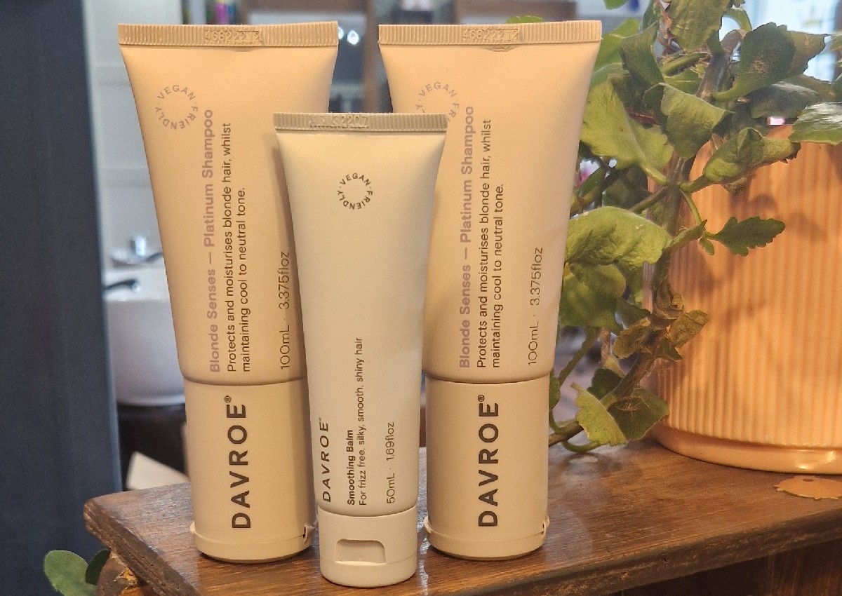 Davroe blonde shampoo holiday set 