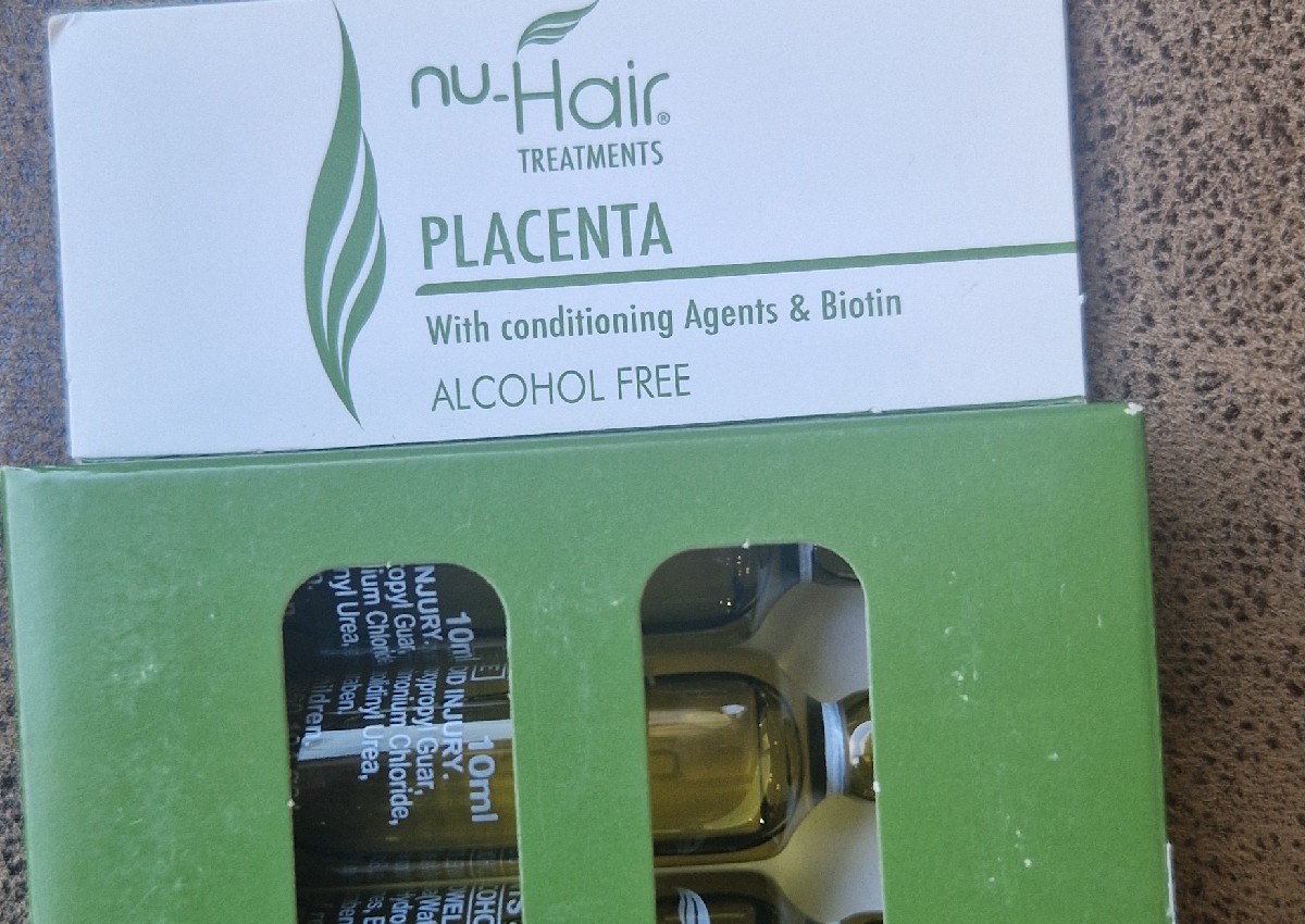 Placenta hair ampules x3 per pack