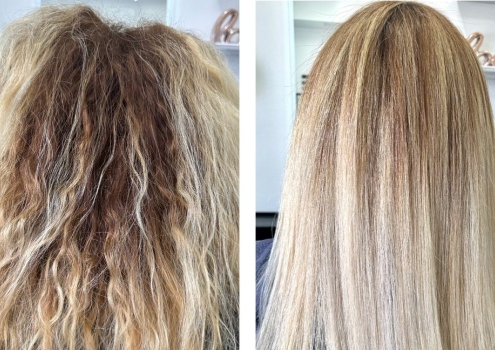 B-TOX keratin treatment for blonds