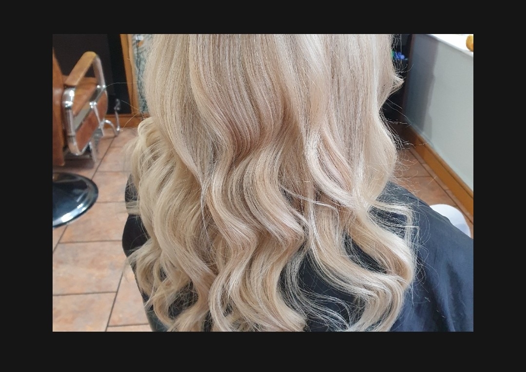 Full colour for long hair with blow dry.