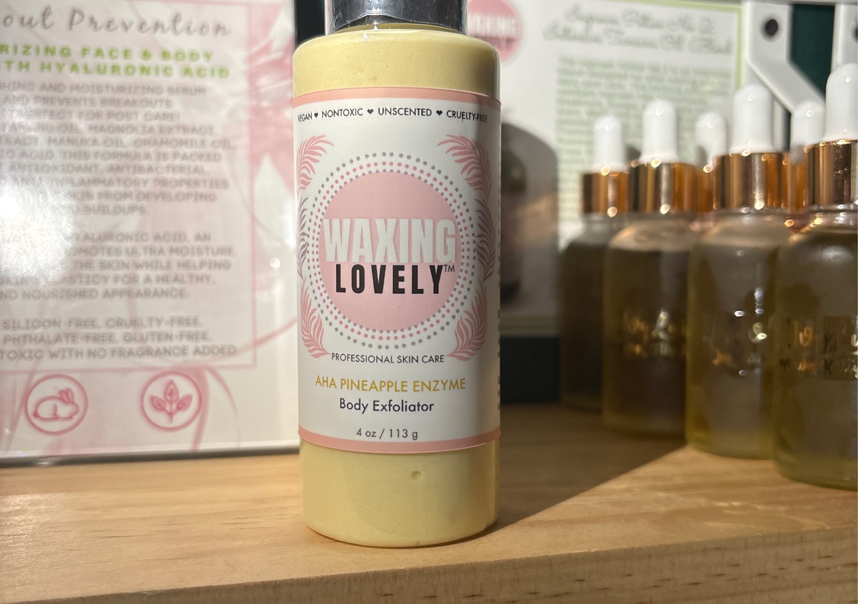 Aha pineapple enzyme exfoliate