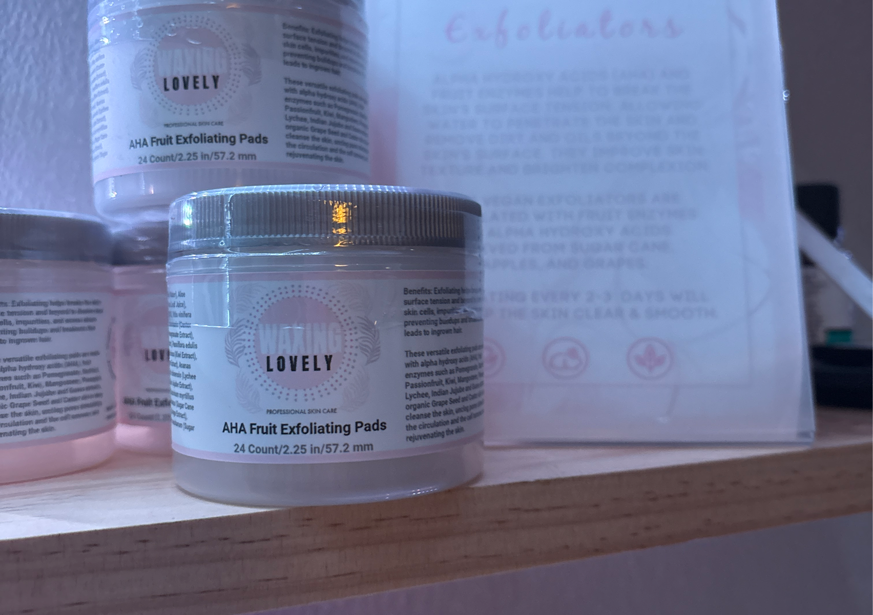 Aha Exfoliating pads