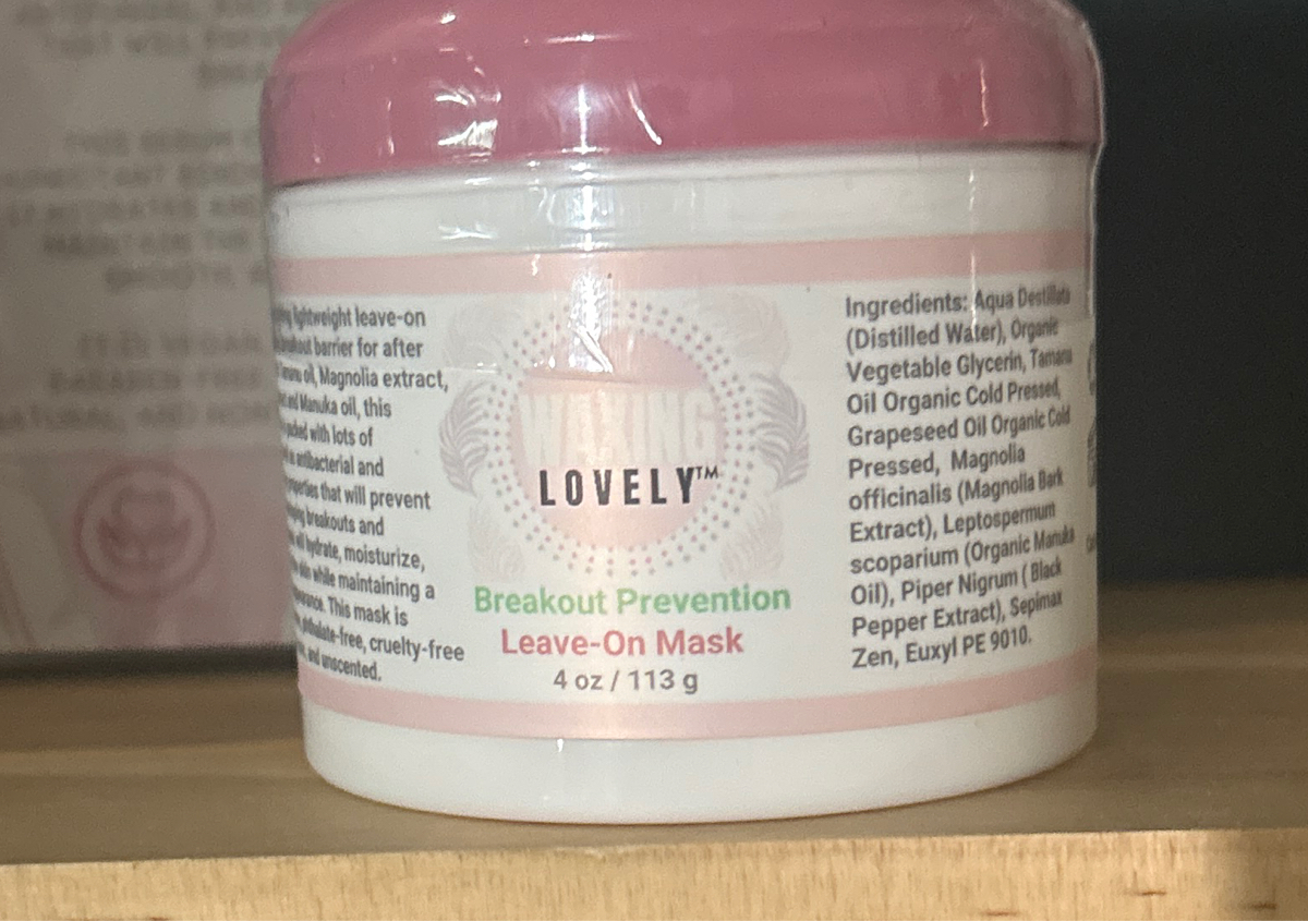 Breakout prevention leave on mask