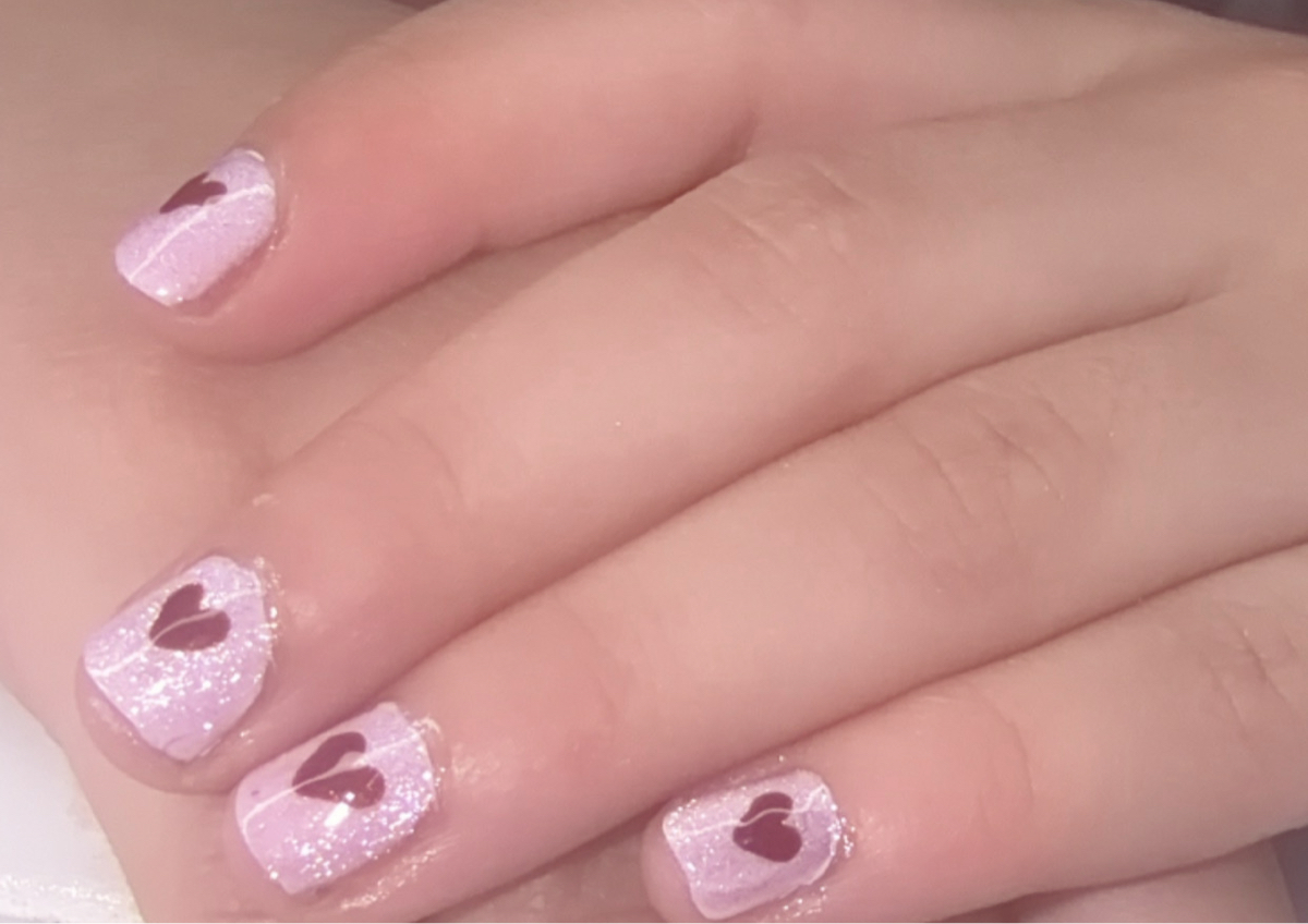 Kids gel color on nails 12 and under 