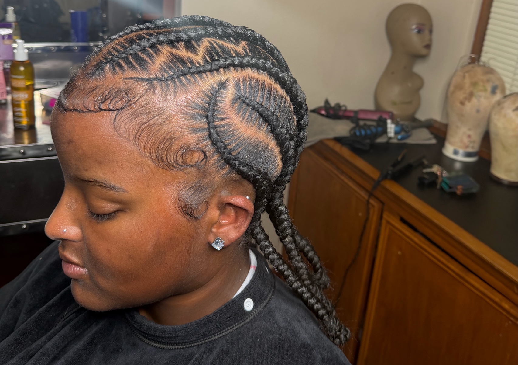 6-8 stitch braids
