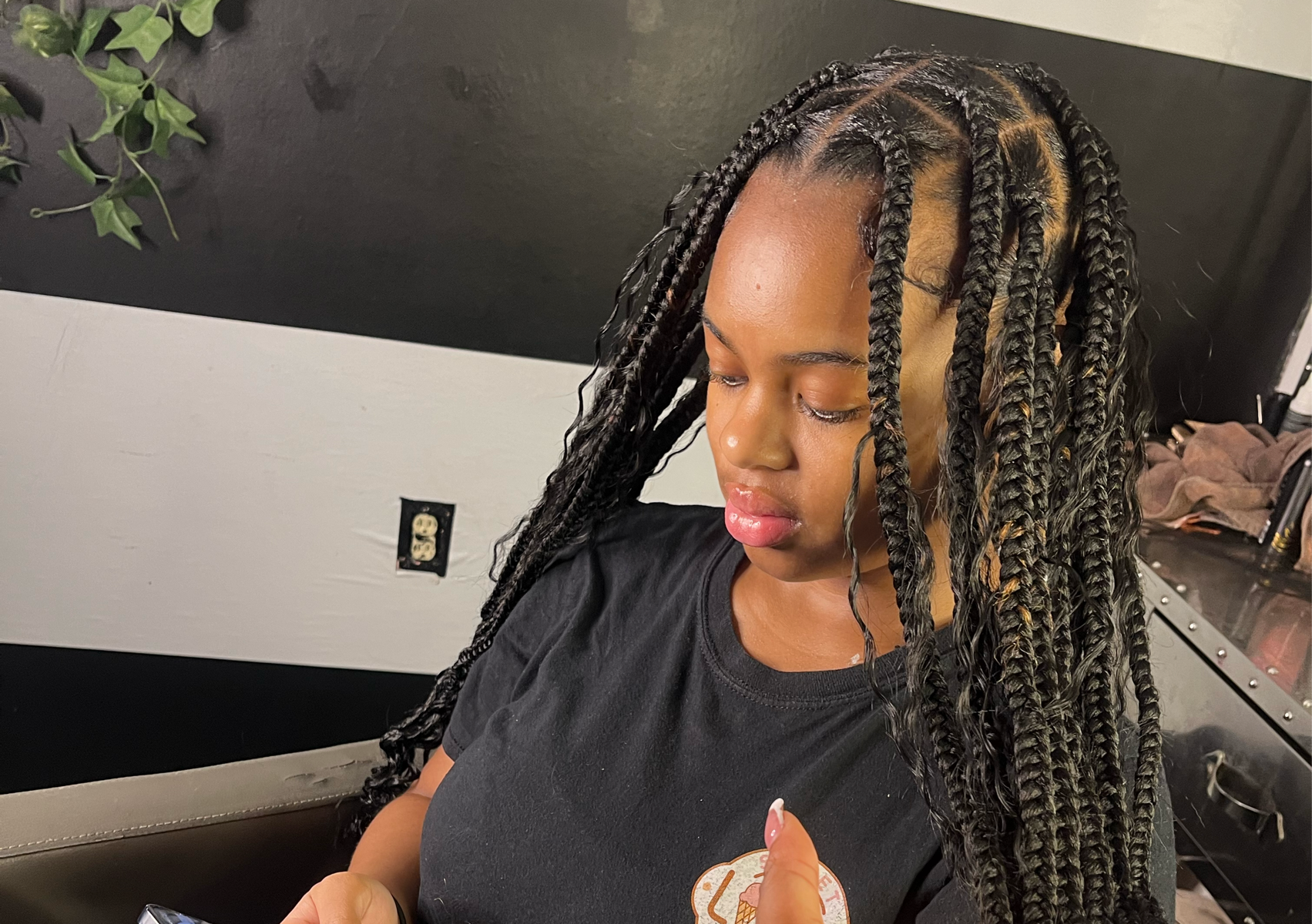 jumbo knotless braids