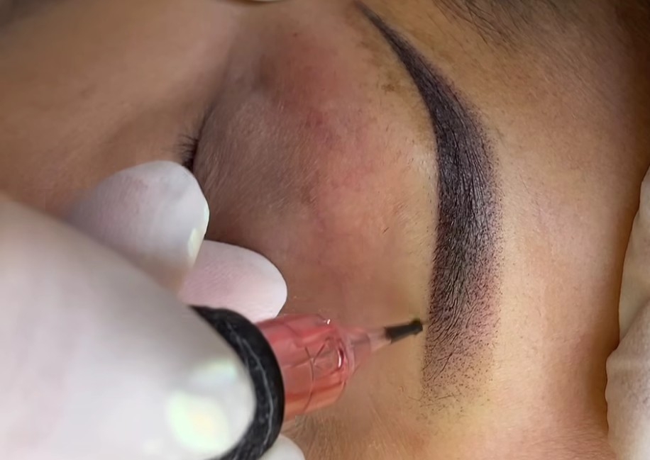 powder eyebrows  🤎 cejas  efecto polvo 