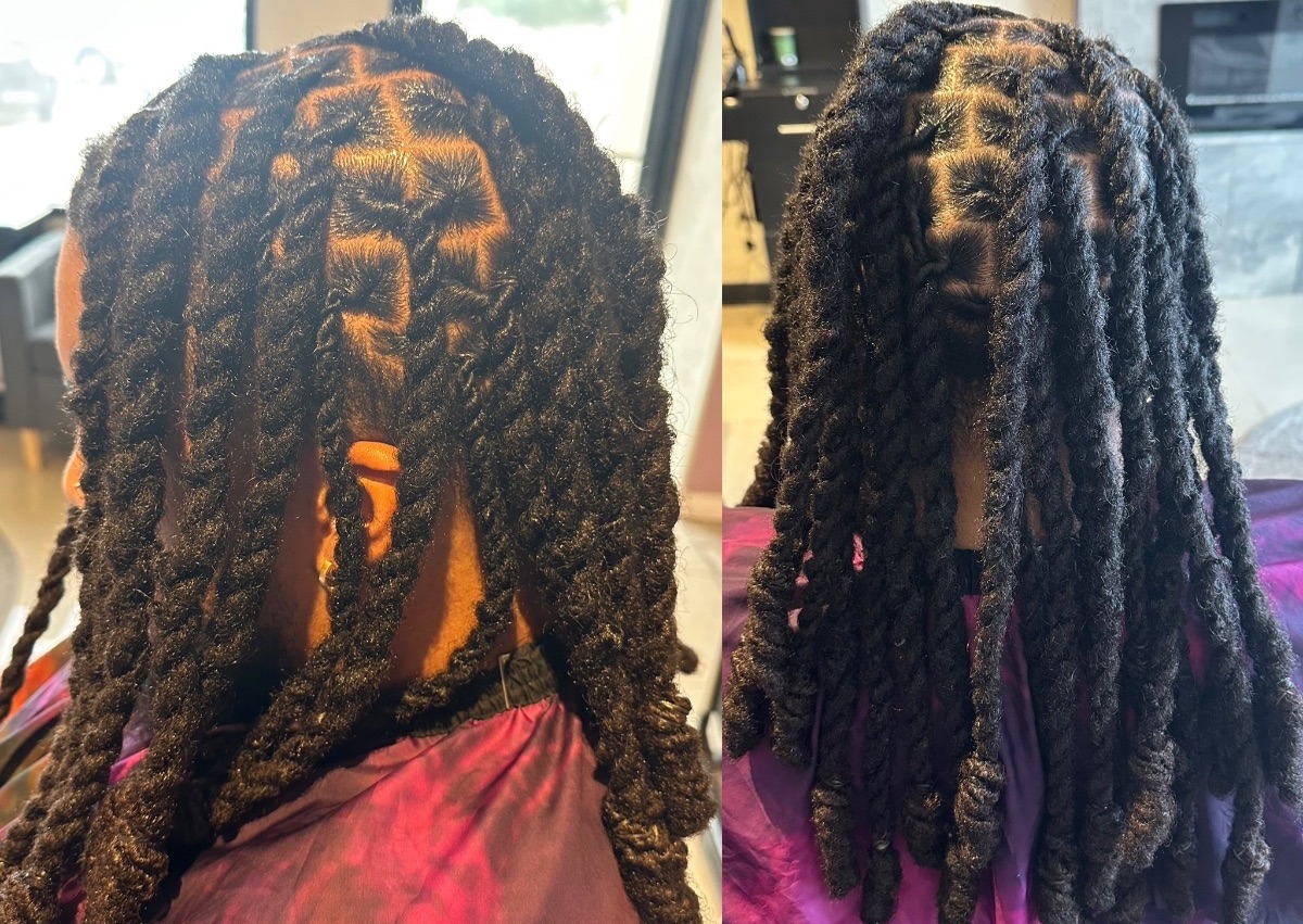 Loc Re-Twist - Whole head