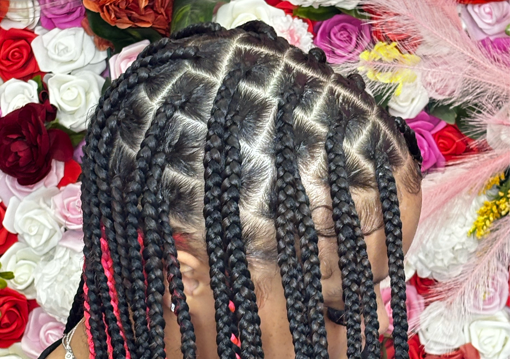 Med Knotless Braids