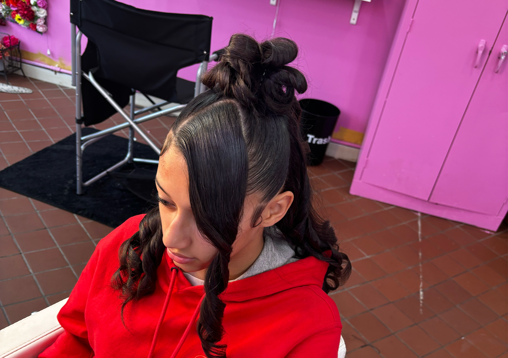 Half Up And Down Quick Weave(hair not included)