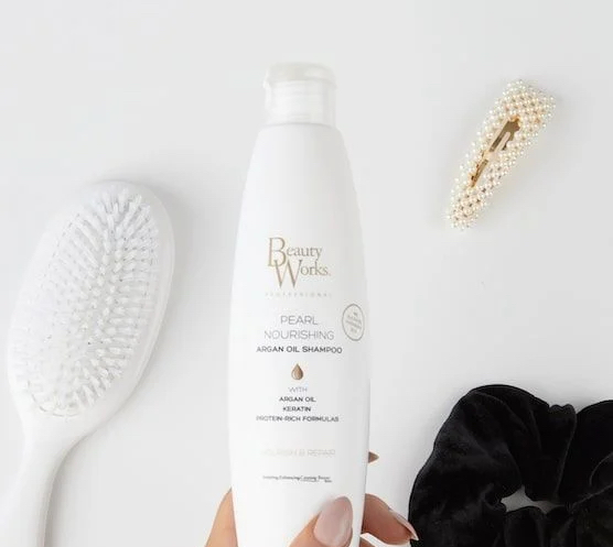 BEAUTY WORKS PEARL NOURISHING ARGAN OIL SHAMPOO (SULFATE FREE)