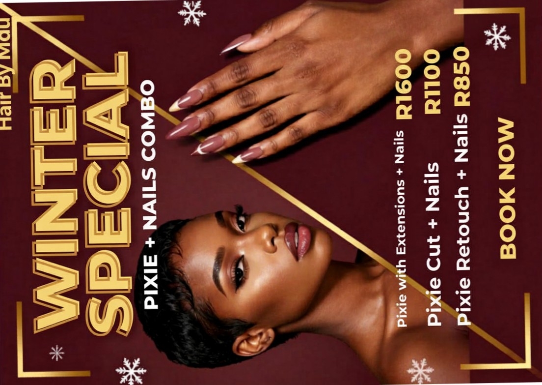 Pixie Cut Retouch + Full Set of Nails