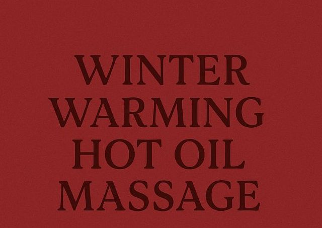Winter warming massage