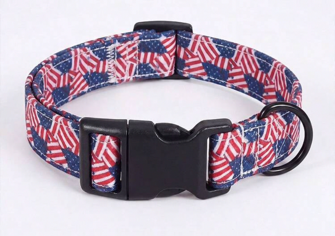 Medium patriotic collar.