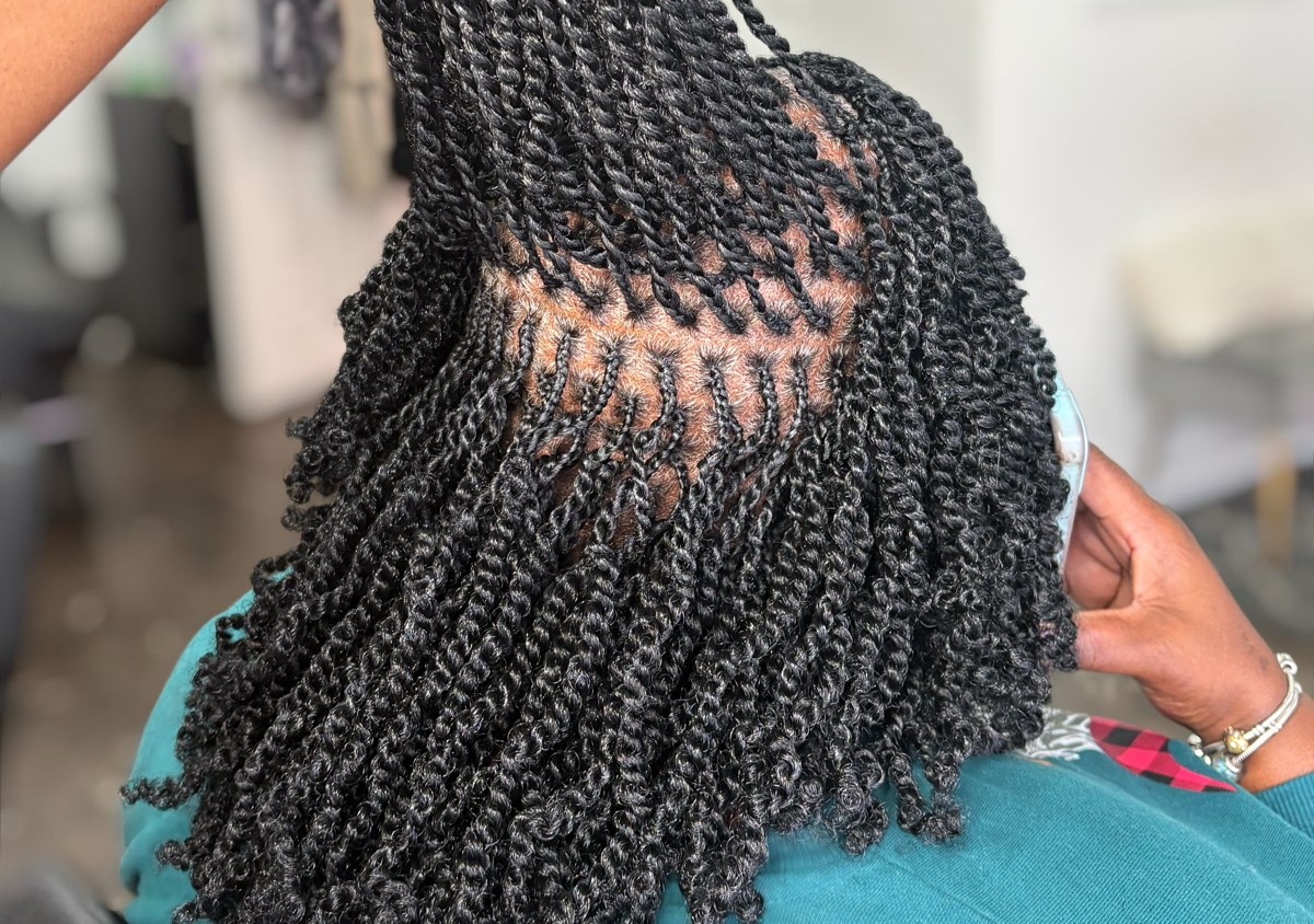 MICRO TWIST w/ Synthetic hair