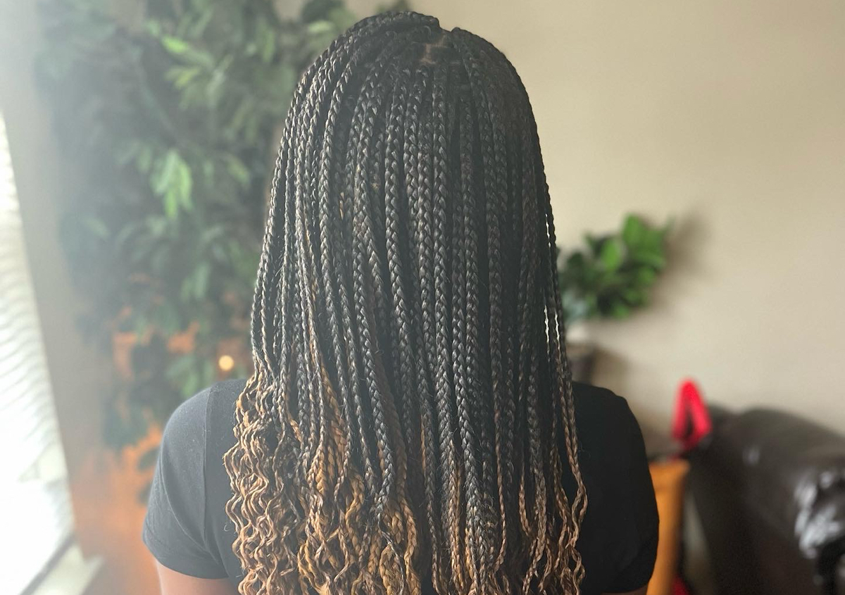 Traditional box braids (small)