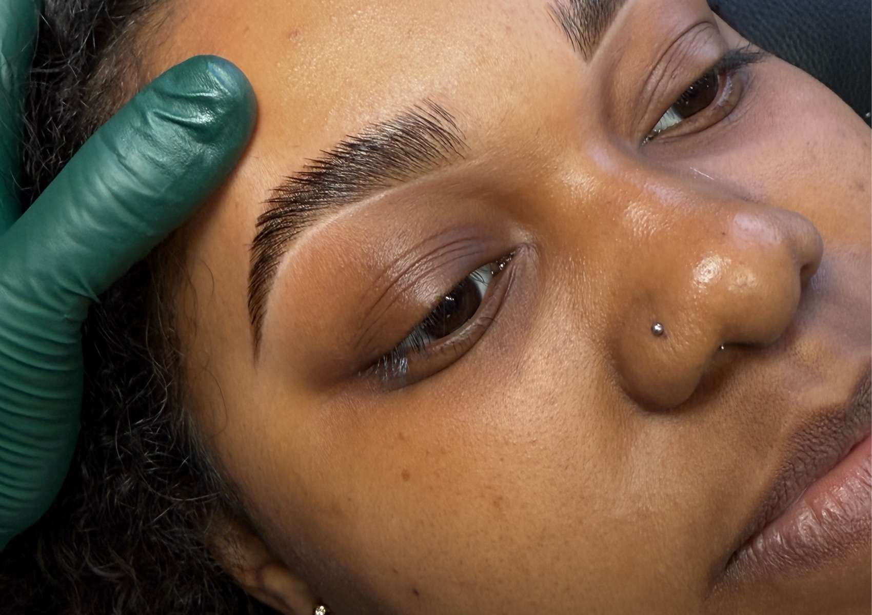 Brow Lamination + Wax + Hrybrid Tint
