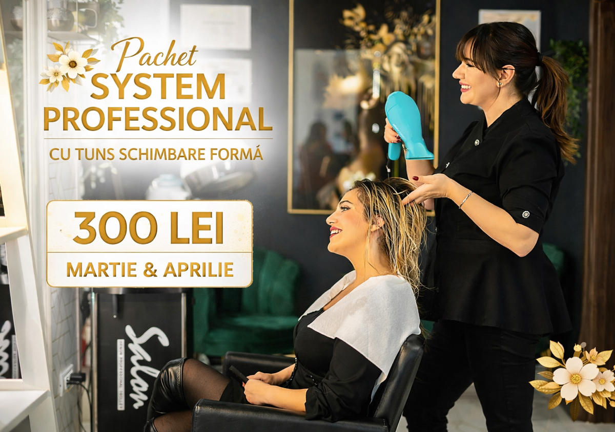 Pachet System Professional cu tuns schimbare de forma 