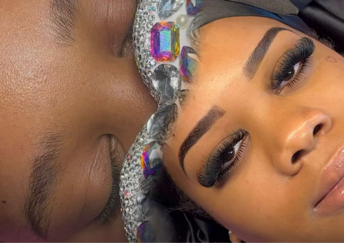 Full set + Eyebrow hybrid stain + Shaping 