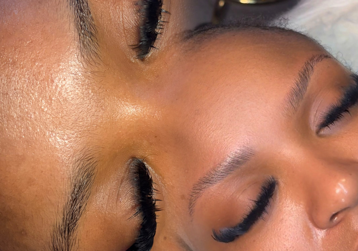Brow lamination + shaping ( lasts 6+ weeks)