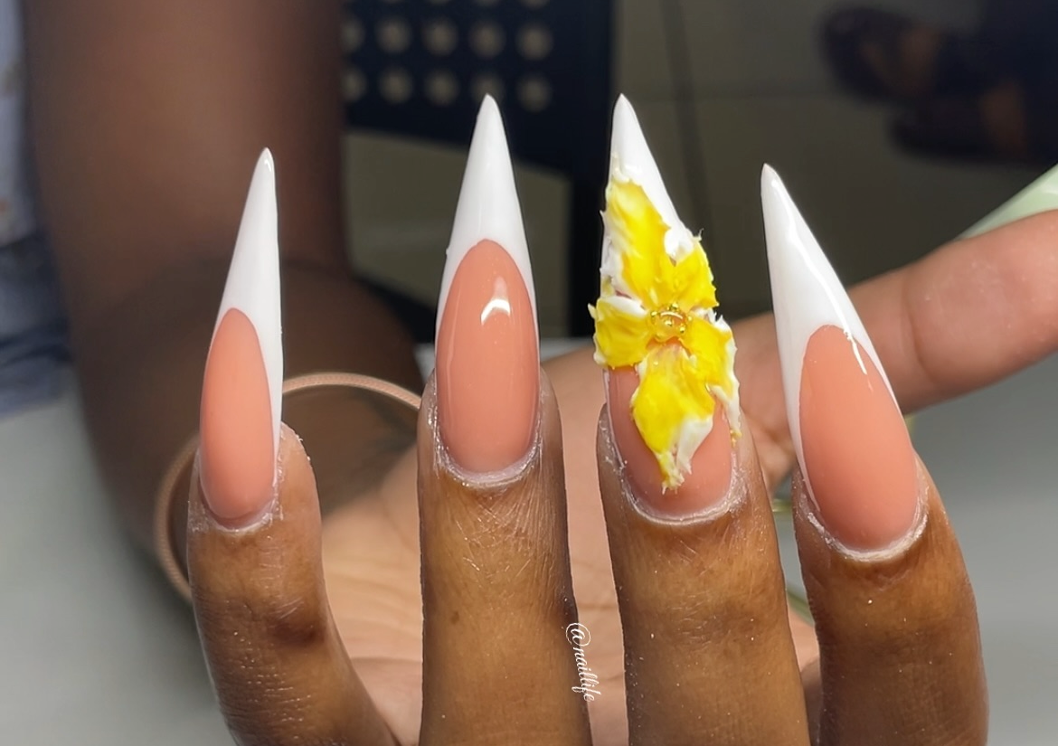 3d gel flowers (per nail)