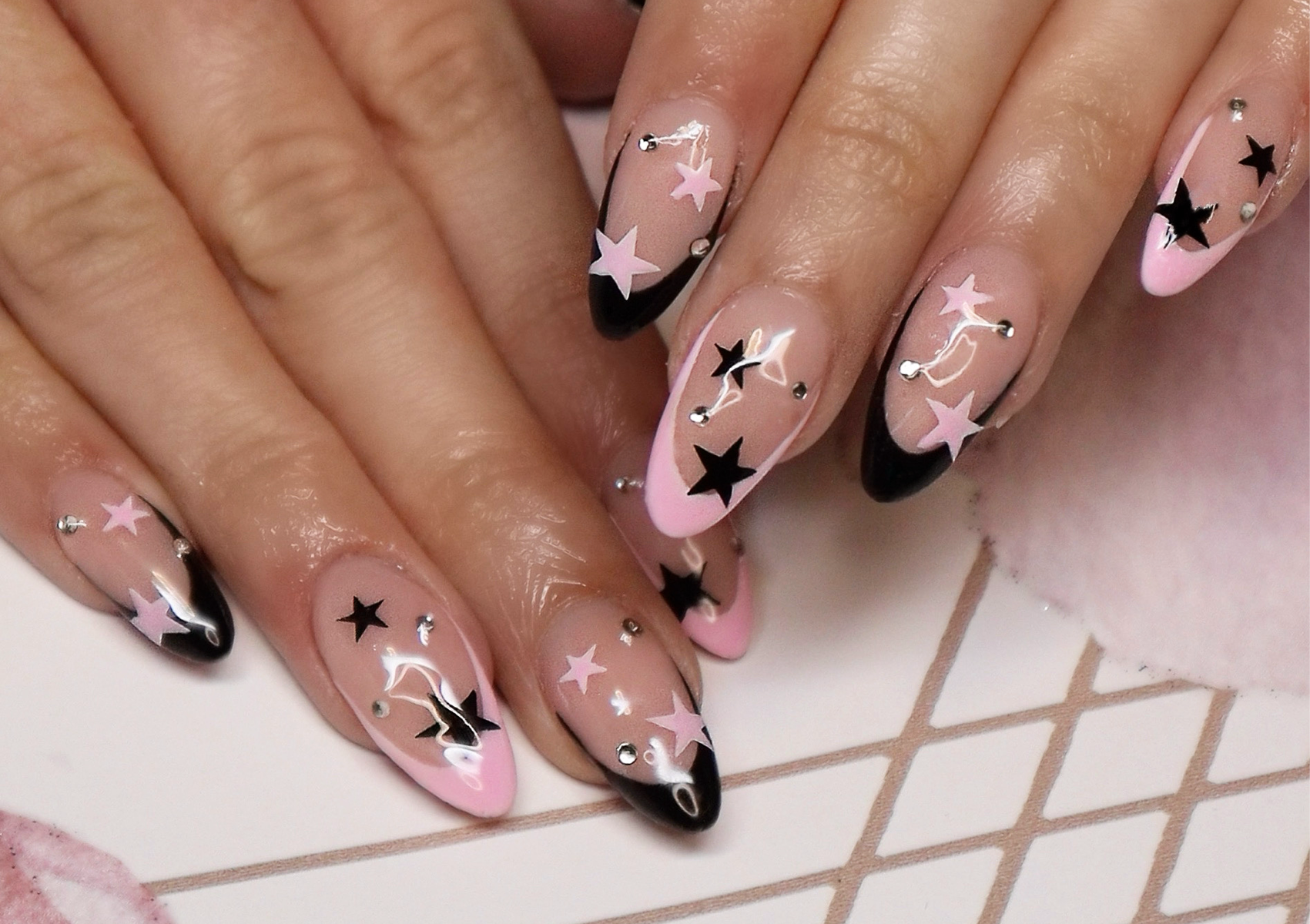 Full set polygel/infill with Tier 3 Nail Art on all 10 nails (Nail Art Lovers)