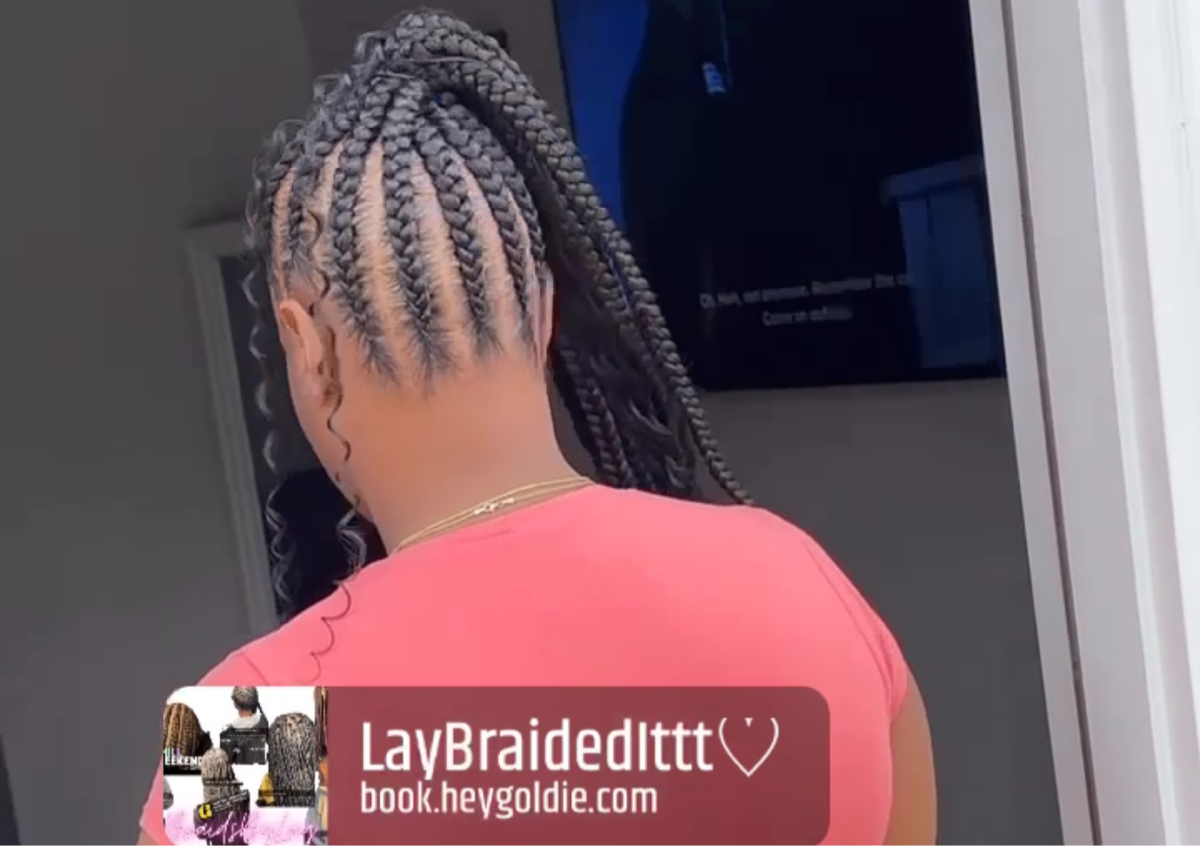 Large Braided Ponytail