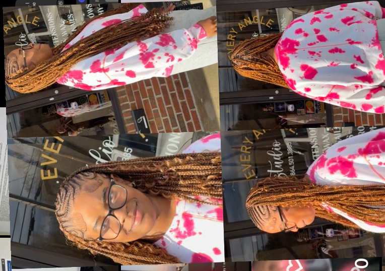 Small fulani briads butt length