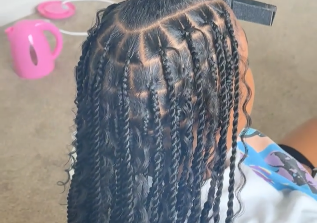 Medium Butt Length Island Twist