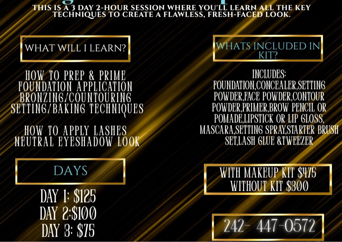 Beginner 1:1 - 3 Day Course Day 1 