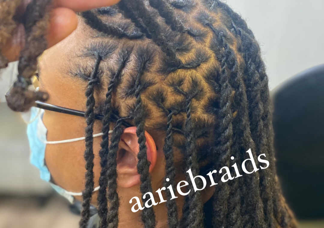 loc retwist and wash