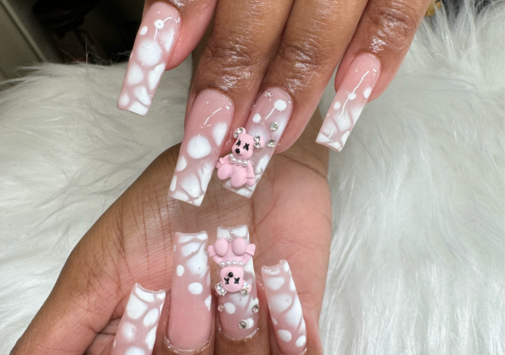 Full set Polygel     Long